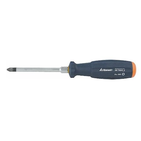 Garant Screwdriver for Pozidriv, with 2 component Haptoprene handle, Cross head size: 1 667693 1